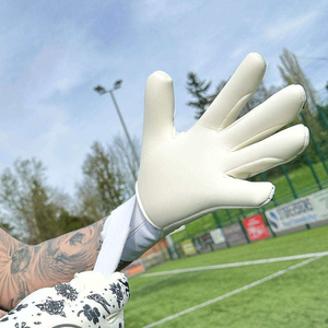 Gants de gardien de but professionnels pour adultes, durables, en microfibre, imperméables, ajustables, pour l'entraînement au football en plein air, sur mesure - Product Image 4