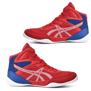 Fabricant de chaussures de boxe OEM, fermeture à lacets personnalisée, design flexible, chaussures de sport pour l'entraînement et la compétition - Product Image 1