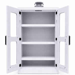 Armoire de stockage industrielle ELS Instruments en PP pour produits chimiques acides et alcalins, construction anti-corrosion, 750x550x1900mm, garantie 1 an - Product Image 5