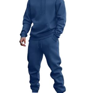 Nuevo Conjunto Deportivo Personalizado para Hombre, con Capucha, para Invierno, 100% Algodón, Ligero, de Alta Calidad, al por Mayor, para Correr, Tallas Grandes - Product Image 1