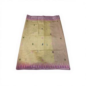 Sari Tradicional de Viscosa para Fiesta de Invierno, Modelo Blush Majesty Weave - Product Image 4