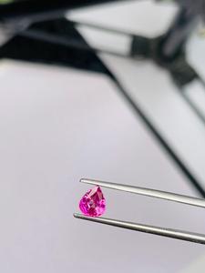 Saphir rose naturel d'origine Mozambique, 0,74 ct, taille poire, pierre précieuse non montée, certifiée, gemme précieuse de qualité supérieure, éclat premium pour bijoux - Product Image 2