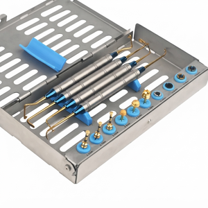 Kit avancé de lifting de sinus pour implants dentaires, comprenant forets, butées et instruments d'élévation, plusieurs couleurs, poignée ergonomique, certifié CE - Product Image 1