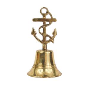 Cloche de bateau nautique décorative en laiton pur pour décoration murale, décoration intérieure, décoration de bureau, sonnette d'appel, décoration extérieure - Product Image 3
