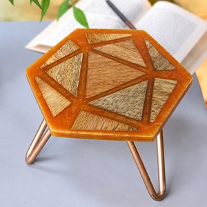 Rustic Wooden And Iron <b>Cake</b> <b>Stand</b> Durable Elevated Display Holder For <b>Cakes</b> Pastries And Special Occasions - Product Image 1