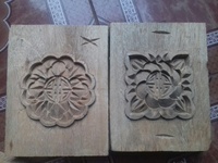 Moule à gâteau de lune en bois artisanal / Moule à gâteau de lune en bois traditionnel pour la fête de la mi-automne Sandy99gdgmailcom
