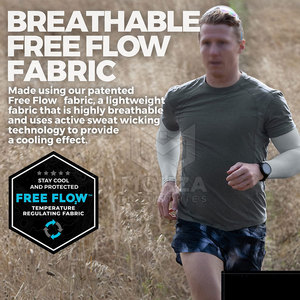 Manchons de bras unisexes respirants et écologiques, nouvelle tendance, pour le fitness, en 100 % polyester de haute qualité, en promotion en ligne - Product Image 2