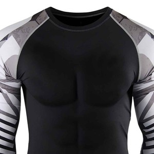 Maillot de surf Rash Guard pour hommes, vêtement de protection solaire, Rash Guard de compression pour hommes, Rash Guards avec OEM ODM - Product Image 4