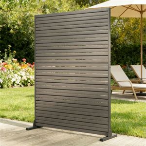 Schermo per la privacy da esterno marrone a 6 pannelli, divisorio e bloccatore di spazi - Product Image 1