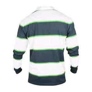 Maillot de rugby respirant et doux pour homme, manches longues, personnalisé, 100 % polyester, uni ou imprimé, respirant. - Product Image 3