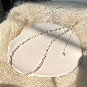Collier en perles d'eau douce, petites perles de riz, jeune et tendance, chaîne de clavicule réglable, personnalisé - Product Image 1