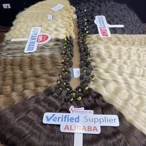 Listo para enviar Extensiones de cabello con punta en U de queratina ondulada corporal de alta calidad Muchos colores Cabello humano vietnamita virgen 100% - Product Image 5