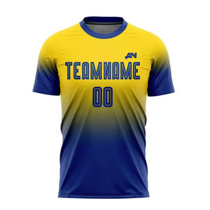 เสื้อฟุตบอลพรีเมียมสำหรับผู้ชาย ระบายอากาศได้ดี แห้งเร็ว เหมาะสำหรับการฝึกซ้อมและการแข่งขัน - Product Image 2