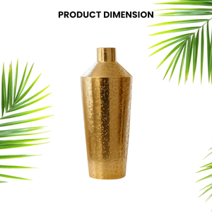 Jarrón de Flores Hecho a Mano con Diseño Tradicional de Hierro Dorado Premium, Decoración para el Hogar, Centro de Mesa para Bodas, Pieza Decorativa Duradera - Product Image 2