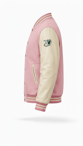 Oversized High School Winter Hooded Unisex Cotton Fleece Embroidery Patches Front Logo Eco-Friendly Varsity <b>Jacket</b> - Product Image 2