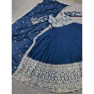 Designer Party Wear Anarkali Gown avec une belle taille Dupatta XL - Product Image 6