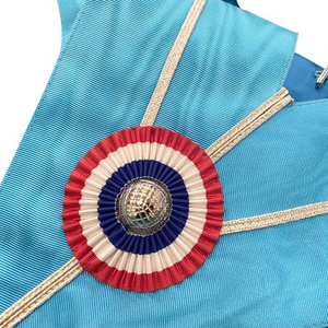 Collier de Maître Maçon (PM) G L N F fabriqué en France, vente en gros, collier de regalia maçonnique personnalisé - Product Image 6