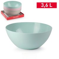 BOL 3.6L Bol en plastique empilable au design minimaliste avec revêtement spécial pour les fêtes Modèle ES 456346