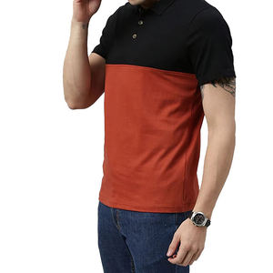 T-shirts pour hommes en coton uni, grande taille, personnalisables avec logo, manches courtes, vente en gros à bas prix pour la vente en ligne - Product Image 5