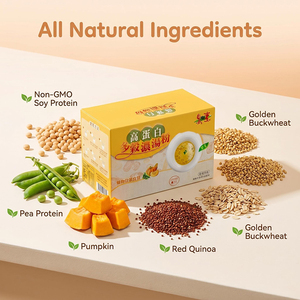 Sopa en Polvo Vegana de Origen Taiwanesa, Alta en Proteínas y Multigranos |   42% de proteína vegetal |   Aislado de Proteína de Guisante y Soja |   Venta al por Mayor - Product Image 4