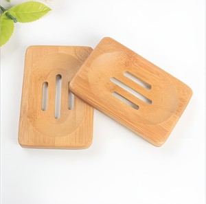 Porte-savon en bambou naturel écologique en bois Prix ​​bas Vente en gros Logo personnalisé accepté - Product Image 2