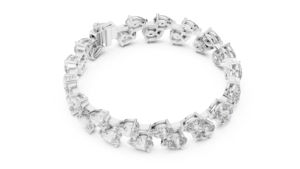 Marquise Cut Lab Grown Diamond Tennis <b>Bracelet</b> Continuous Row 925 Sterling Silver 10K 14K 18K Gold Fine Jewelry Factory Direct - Product Image 2