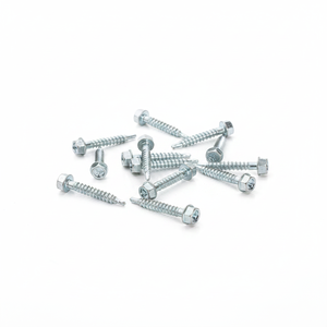 Tornillos Autoperforantes PDC con Cabeza Hexagonal, Clase 4.8 y 6.8, Zincados, Rosca Gruesa, Phillips, Acero al Carbono, Modelo 16 en Pulgadas - Product Image 1