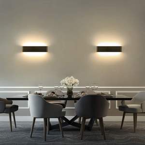 Lámpara de Pared LED Moderna de Aluminio, Ultrafina, Lineal, con Iluminación Indirecta - Product Image 6