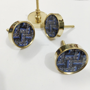 Antique Natural Grass Door <b>Knobs</b> Brass Framed Multi-Purpose Nordic Cabinets Wardrobe/Dresser <b>Knobs</b> <b>Adjustable</b> Features Drawers - Product Image 3