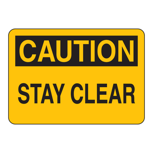 Panneau de signalisation de sécurité Brady Caution 7x10 pouces intérieur/extérieur pour zones à risque PVC - Product Image 3