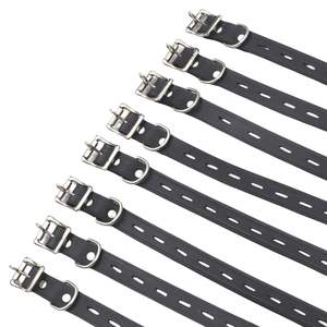 Cowhide Leather Wrist and <b>Thigh</b> <b>Cuffs</b> with Soft Padding and Buckle Closure - Product Image 3