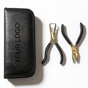 BEST ELECTRO SURGICAL Pince de retrait d'anneaux couleur or ultime, outils de pose d'extensions capillaires à maintien robuste pour usage commercial, en acier inoxydable - Product Image 2