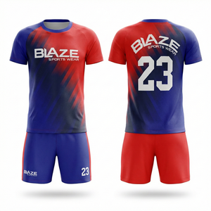 Camiseta de Fútbol Retro Vintage, Transpirable, 100% Poliéster, Elástica en Cuatro Direcciones, Protección UV, Personalizable con el Nombre del Equipo - Product Image 1