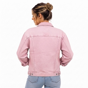Private Label Manufacturer Premium Women <b>Denim</b> <b>Jacket</b> High Quality Cotton <b>Denim</b> Outerwear with <b>Custom</b> Logo OEM Service OEM Size - Product Image 6