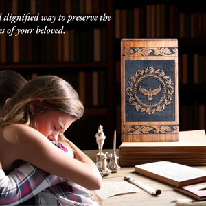 Handcrafted Rosewood Cremation Urn <b>Wooden</b> Memorial <b>Box</b> Memorial <b>Keepsake</b> Decorative Cremation Urn for Ashes - Product Image 2