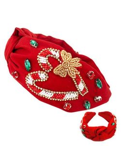 Serre-tête en velours rose avec décorations de perles d'araignée noires et détails en strass, style Halloween, accessoire capillaire pour femme - Product Image 2