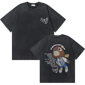 Camiseta de Algodón con Estampado Personalizado, Tela Suave de Alta Calidad, Ajuste Cómodo, Ropa Casual, Fabricante OEM ODM - Product Image 5