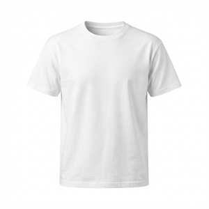 เสื้อยืดผู้ชายขายดีจาก High Manufactures ผ้าฝ้ายทอ 100% บริการ OEM สีพื้น สวมใส่สบาย ไม่ยับ - Product Image 4