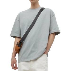 T-shirts pour hommes de qualité supérieure, respirants, couleur unie, logo personnalisé, séchage rapide, streetwear décontracté, t-shirt en coton à col rond, manches courtes - Product Image 4