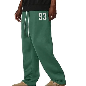 <b>Men</b> Heavyweight Oversized Drawstring Flared Joggers Custom Logo Baggy Sweatpants Breathable Waterproof Streetwear Baggy Pants - Product Image 1