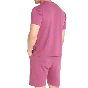 Conjunto de verano para hombre, camisa y pantalones cortos a juego, tela suave y transpirable, corte relajado, ideal para vacaciones en la playa, gimnasio, viajes y en oferta. - Product Image 2