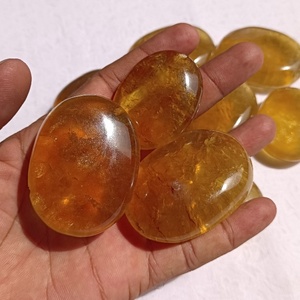 Magnifique Pierre de Fluorite Jaune, Pierre de Guérison Reiki Écologique, Pierre de Paume Personnalisable pour la Méditation et la Décoration Intérieure - Product Image 4