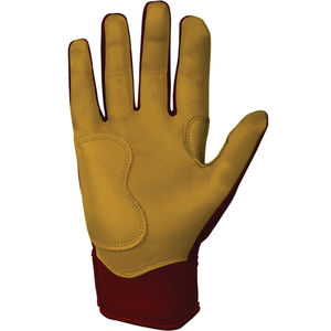 Gants de frappe en cuir Cabretta de qualité supérieure, série originale, manchette courte, couleur marron, légers, ambidextres, pour le baseball - Product Image 2