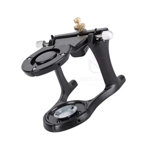 Articulateur dentaire en acier inoxydable de haute qualité, instrument manuel réglable noir, outil de laboratoire durable, réutilisable, classe II, OEM personnalisé - Product Image 1
