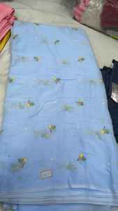 ผ้าฝ้ายแท้คุณภาพพรีเมียม ปักลายด้วยด้ายฝ้ายอย่างประณีต เหมาะสำหรับตัดเย็บชุดเดรสสำหรับผู้หญิง ขายส่งสำหรับผู้ค้าส่งเสื้อผ้า - Product Image 6