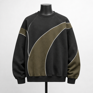 High Quality 100% Cotton Autumn <b>Mens</b> <b>Crewneck</b> Fleece Pullover <b>Sweatshirt</b> with Custom Logo Eco-Friendly - Product Image 1