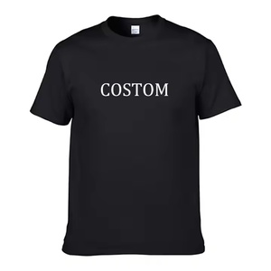 T-shirt décontracté pour homme en maille ajustée, 150 grammes, motif léopard brodé, 100 % coton, manches courtes, anti-boulochage - Product Image 2