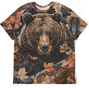 T-shirts de chasse d'été personnalisés, séchage rapide, respirants, écologiques, légers, 100 % polyester, parfaits pour les aventures en plein air et le quotidien - Product Image 3