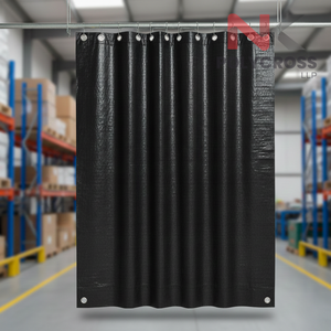 Cortina de PVC Impermeable y Resistente al Fuego para Almacenes de Plantas de Manufactura, Protección Contra Polvo Industrial y Contra la Intemperie - Product Image 5