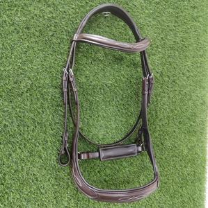 บังเหียนหนังมีบังเหียนบังเหียนหนังม้าดีไซน์แบบเย็บแฟนซี - Product Image 5